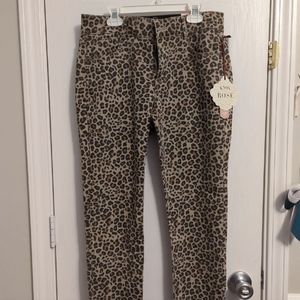 Leopard print pants